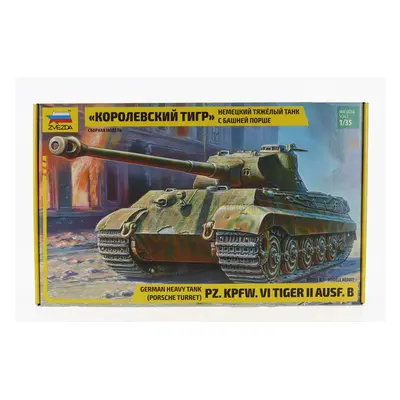 Zvezda Tank Pz. Kpfw. Vi Tiger Ii Ausf. B Military 1945 1:35 /