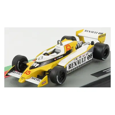 Edicola Renault F1 Rs10 N 15 Season 1979 Jean Pierre Jabouille 1:43 Žlutá Bílá