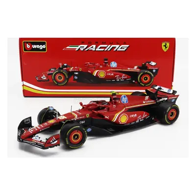 Bburago Ferrari F1 Sf-24 Team Scuderia Ferrari N 55 Season 2024 Carlos Sainz 1:18 Červená Černá