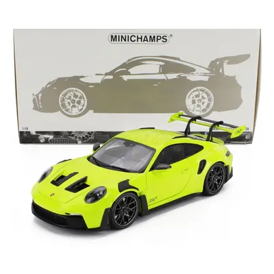 Minichamps Porsche 911 992 Gt3 Rs Coupe 2024 - Black Wheels 1:18 Acid Green