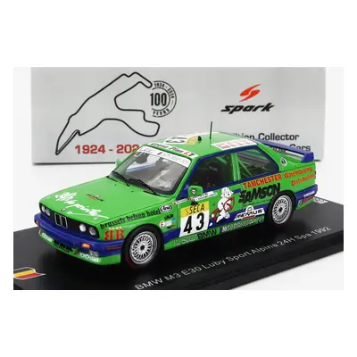 Spark-model BMW 3-series M3 Team Ian Khan N 43 24h Spa 1992 Ian Khan - Damien Van De Poele - Mas