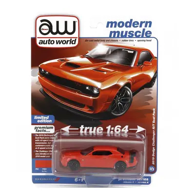 Autoworld Dodge Charger R/t Coupe 2019 1:64 Orange