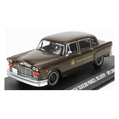 Greenlight Checker Taxi Cab Ups Canada 1975 1:43 Brown