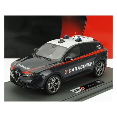 Bbr-models Alfa romeo Tonale Veloce Carabinieri 2023 - Con Vetrina - With Showcase 1:18 Modrá Bí