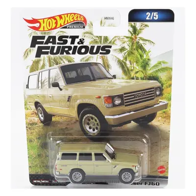 Mattel hot wheels Toyota Land Cruiser Fj60 1982 - Fast & Furious 1:64 Beige