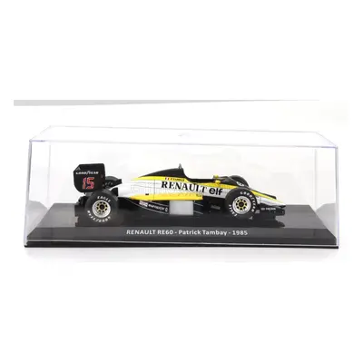 Edicola Renault F1 Re60 N 15 Season 1985 Patrick Tambay - Con Vetrina - With Showcase 1:24 Čern