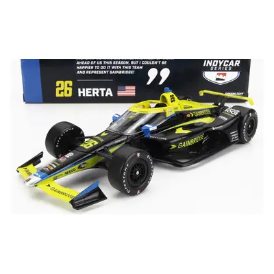 Greenlight Honda Team Andretti Autosport N 26 Indy 500 Indycar Series 2023 Colton Herta 1:18 Čer