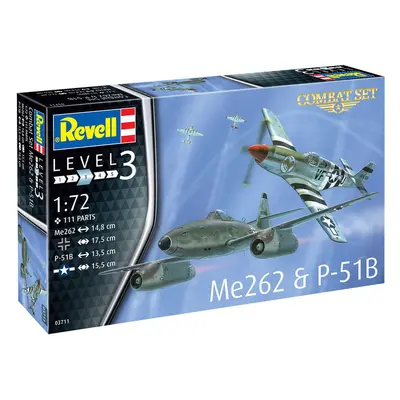 Revell Messerschmitt Me 262, P-51B Mustang(1:72)