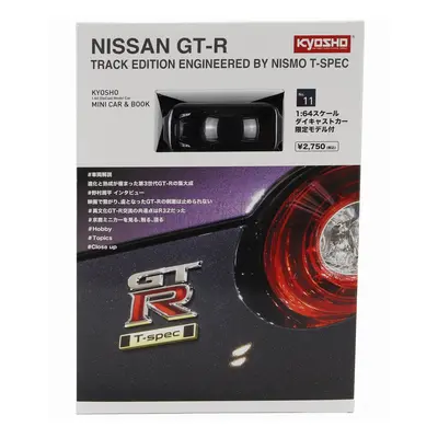 Kyosho Nissan Gt-r (r35) Track Edition Engineered By Nismo T-spec Coupe 2022 1:64 Black