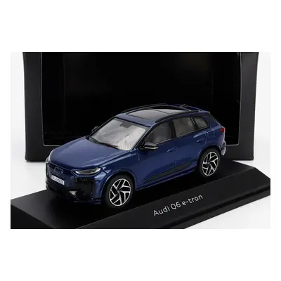 Spark-model Audi Q6 E-tron 2023 1:43 Ascari Blue Met