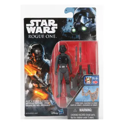 Tomica Star wars Rogue One Imperial Ground Crew Figure Cm. 9.5 1:18 Šedá Černá