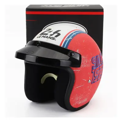 Mini helmet Bell helmet Casco Helmet 500-tx 24h Le Mans 1923 1:2 Modrá Bílá