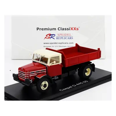 Premium classixxs Csepel D445 Truck Cassone Ribaltabile 2-assi 1963 1:43 Červený Krém