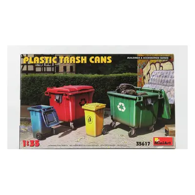 Miniart Accessories Set Cestino E Cassonetto Rifiuti - Trash Cans 1:35 /