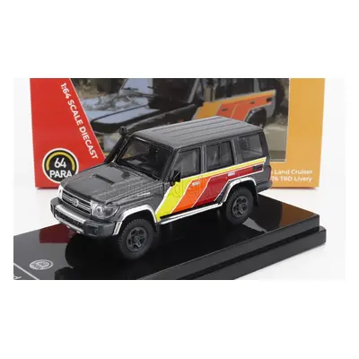 Paragon-models Toyota Land Cruiser Lc76 Trd Rhd 2014 1:64 Šedá Červená Oranžová Žlutá