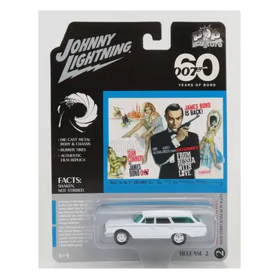 Johnny lightning Ford usa Ranch Station Wagon 1960 - 007 James Bond 1:64, bílá