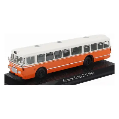 Edicola Scania Vabis D11 Autobus 1969 - Damage Display Box 1:72 Oranžová Bílá