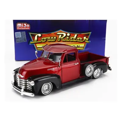 Welly Chevrolet 3100 Pick-up Low Rider 1953 1:24 Red Met Black