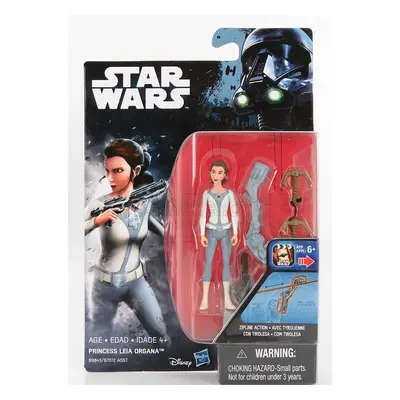 Tomica Star wars Rebels Princess Leia Organa Figure Cm. 8.5 1:18 Grey Beige