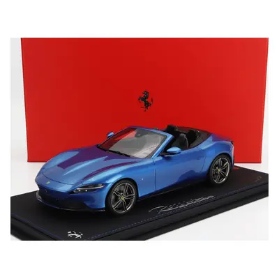 Bbr-models Ferrari Roma Spider Open 2020 - Con Vetrina - With Showcase 1:18 Blu Corsa - Modrá Me