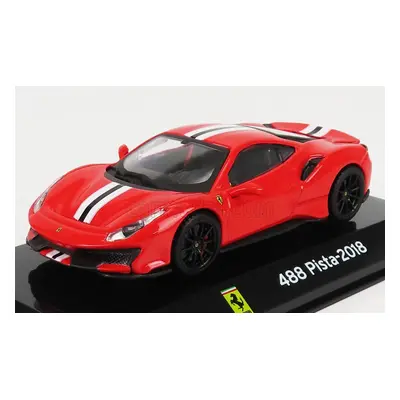 Edicola Ferrari 488 Pista 2018 - Con Vetrina - With Showcase 1:43 Red