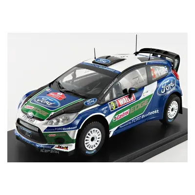 Edicola Ford england Fiesta R5 N 3 Rally Wales Gb 2012 J.m Latvala - M.anttila 1:24 Modrá Bílá Z