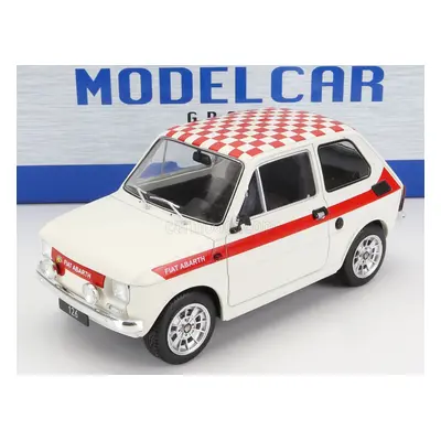 Mcg Fiat 126 Look Abarth 1972 1:18 Bílá Červená