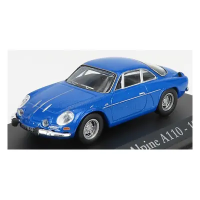 Edicola Renault Alpine A110 1969 - Silver Wheels - Con Vetrina - With Showcase 1:43 Blue Met