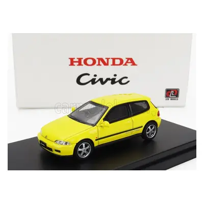 Lcd-model Honda Civic Eg6 Vtec 1993 1:64 Žlutá