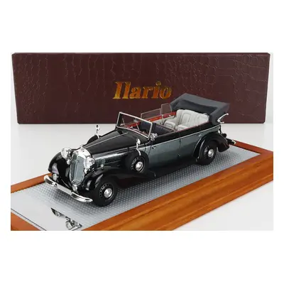 Ilario-model Horch 951a Pullman Original Car Cabriolet Open 1938 1:43 Černá Zelená Met