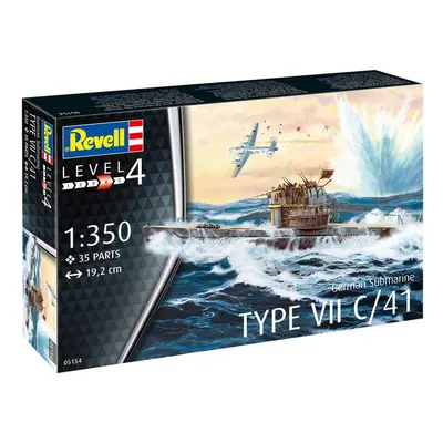 Revell německá ponorka Type VII C/41 (1:350)