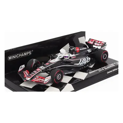 Minichamps Haas F1 Fw24 Team Moneygram Haas N 20 Season 2024 Kevin Magnussen 1:43 Černá Bílá