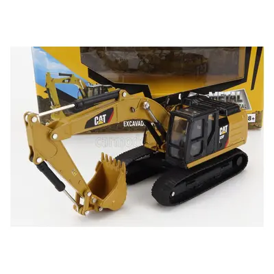 Dm-models Caterpillar Cat320f L Escavatore Cingolato - Tractor Hydraulic Excavator 1:64 Žlutá Če