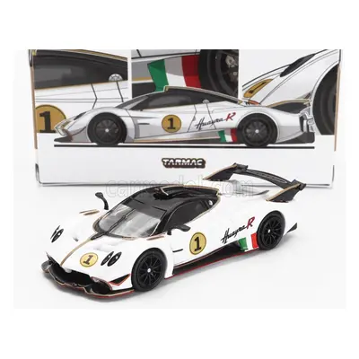 Tarmac Pagani Huayra R N 1 Race 2018 1:64 Bílá Černá