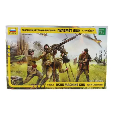 Zvezda Soviet Dshk Machine Military Gun 1:35 /