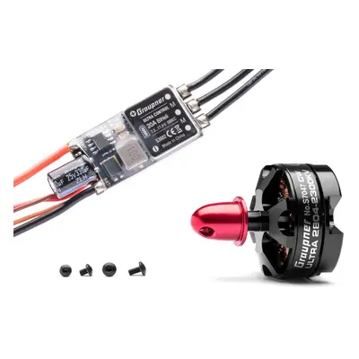 Combo set Telemetrická regulace HOTT 20Amp SBEC + Ultra 2804-2300Kv pravotoč./tlač. (CW)