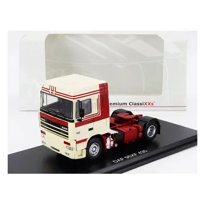 Premium classixxs DAF 95xf 430 Tractor Truck 2-assi 1997 1:43 Cream Red