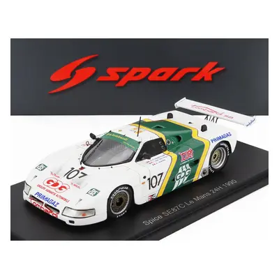 Spark-model Spice Se87c 3.3l V8 Team P.a.lombardi N 107 24h Le Mans 1990 Pierre Alain Lombardi -