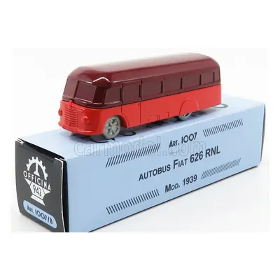 Officina-942 Fiat 626 Rnl Autobus 1939 1:76 Červená Oranžová