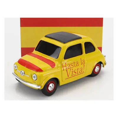 Brumm Fiat 500 Hasta La Vista - Viva La Vida 1:43 Žlutá Červená