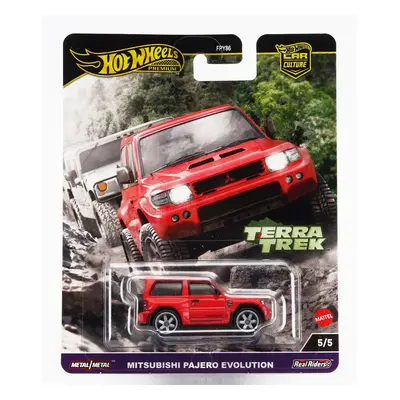 Mattel hot wheels Mitsubishi Pajero Evolution 2004 1:64 Red