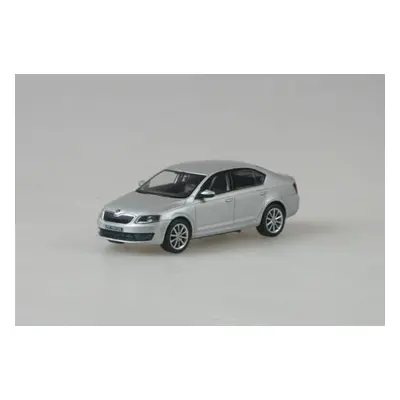 Abrex Škoda Octavia III (2012) 1:43 - Stříbrná Brilliant Metalíza