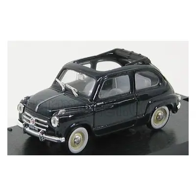 Brumm Fiat 600 1956 Tetto Aperto - Open Roof 1:43 Tmavě Modrá