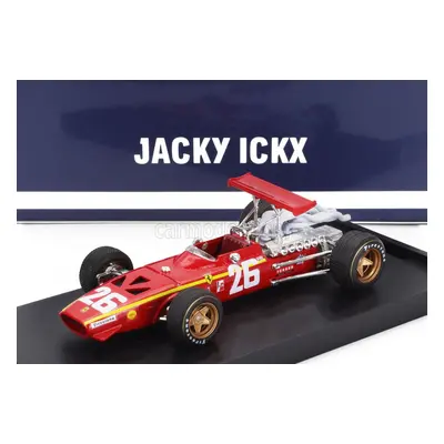 Brumm Ferrari F1 312 N 26 Winner France Gp 1968 Jacky Ickx 1:43 Červená Bílá