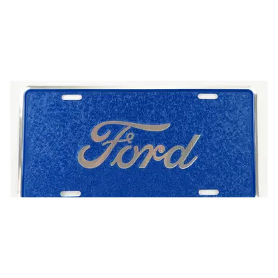 Edicola Accessories Funny Metal Plate - Ford Script Mosaic 1:1 Blue