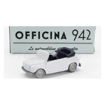 Officina-942 Fiat 600 Maggiolina Carrozzeria Francis Lombardi Cabriolet Open 1958 1:76 Bílá