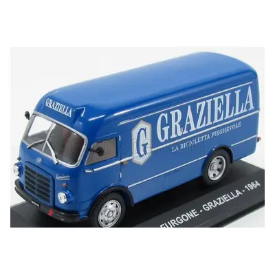 Edicola Om fiat Leoncino Truck Furgone Van 1964 - Graziella La Bicicletta Pieghevole 1:43 Blue