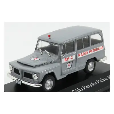 Edicola Rural Willys Radio Patrulha Policia Military Police 1970 1:43 Grey