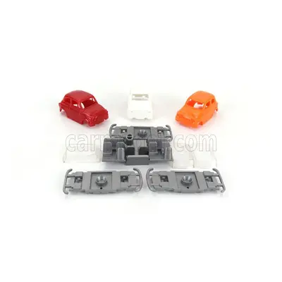 Brekina plast Fiat Set 3x 500 Orange - White - Red - 1965 1:87 Různé