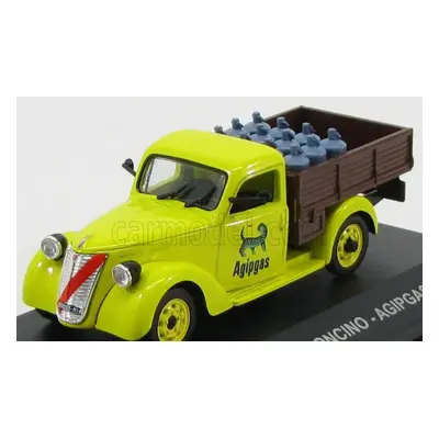 Edicola Fiat 1100 Elr Camioncino Pick-up Agipgas 1954 1:43 Žlutě Hnědá